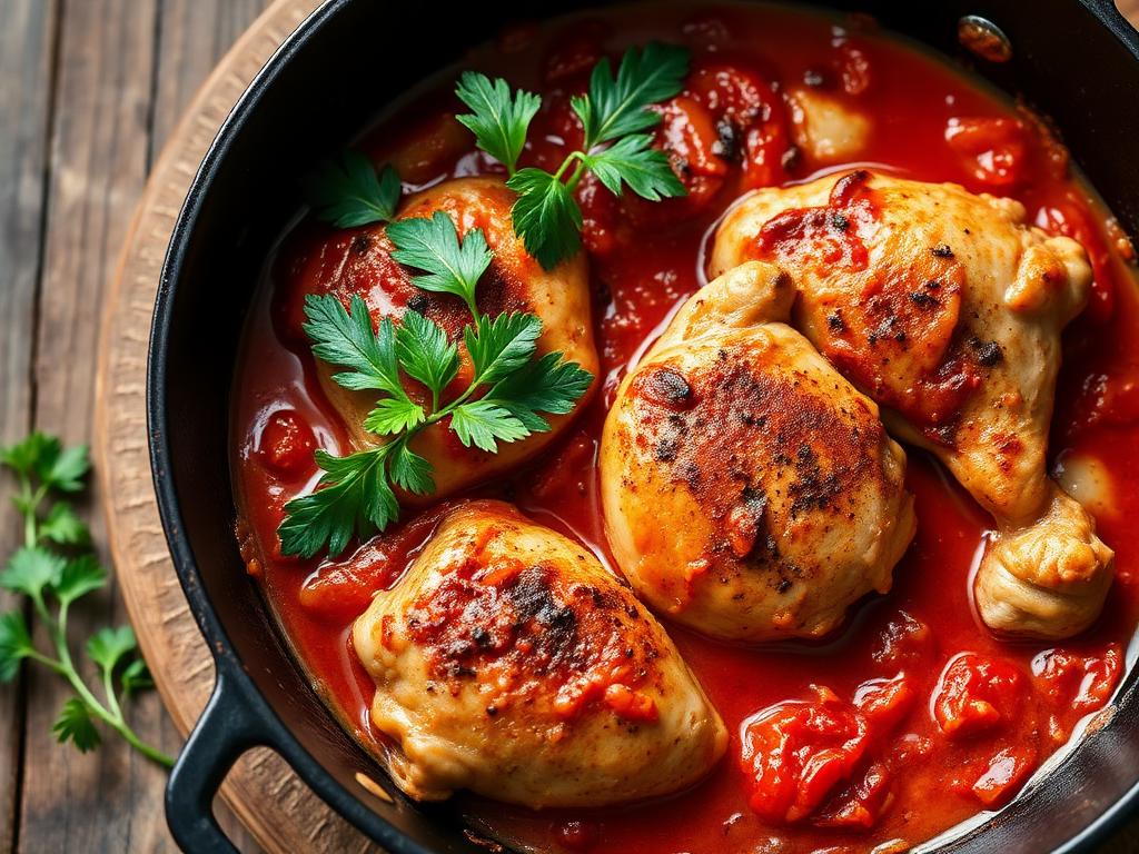 Piperade basquaise & œufs