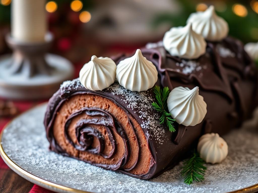 Bûche de Noël chocolat