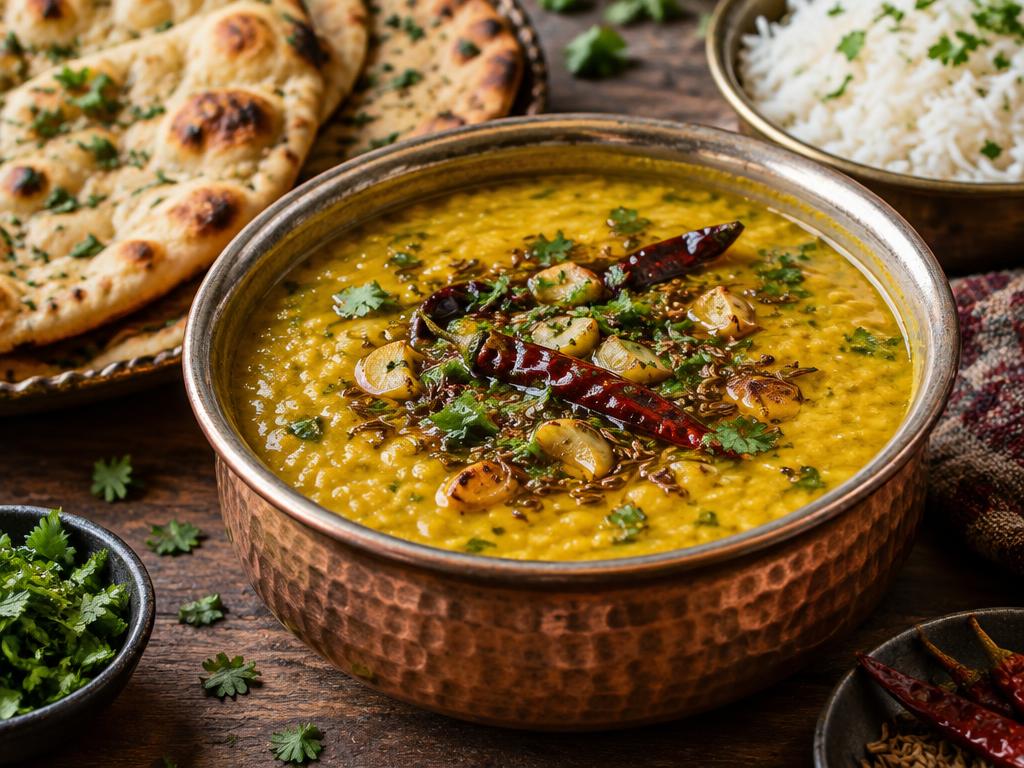 Dal tadka + roti