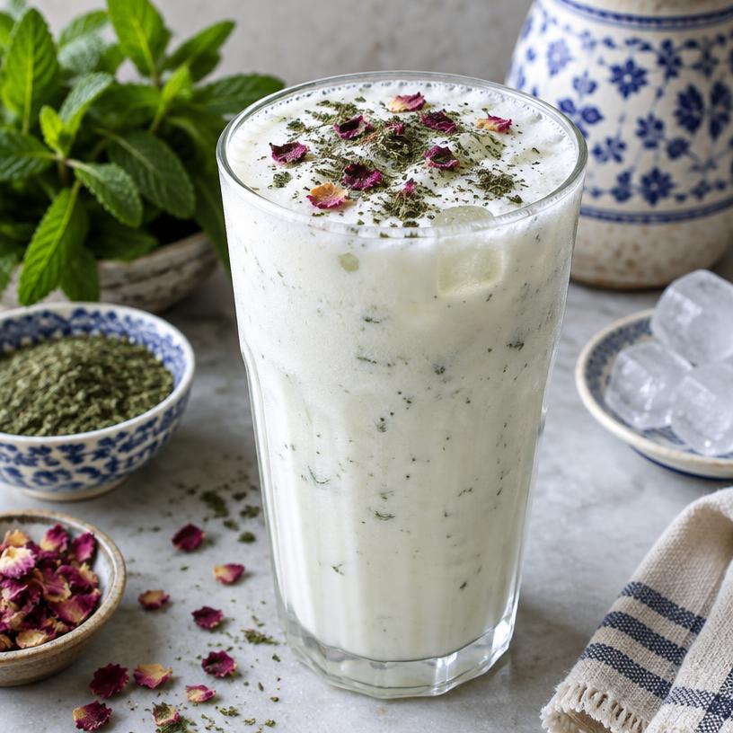 Doogh à la menthe