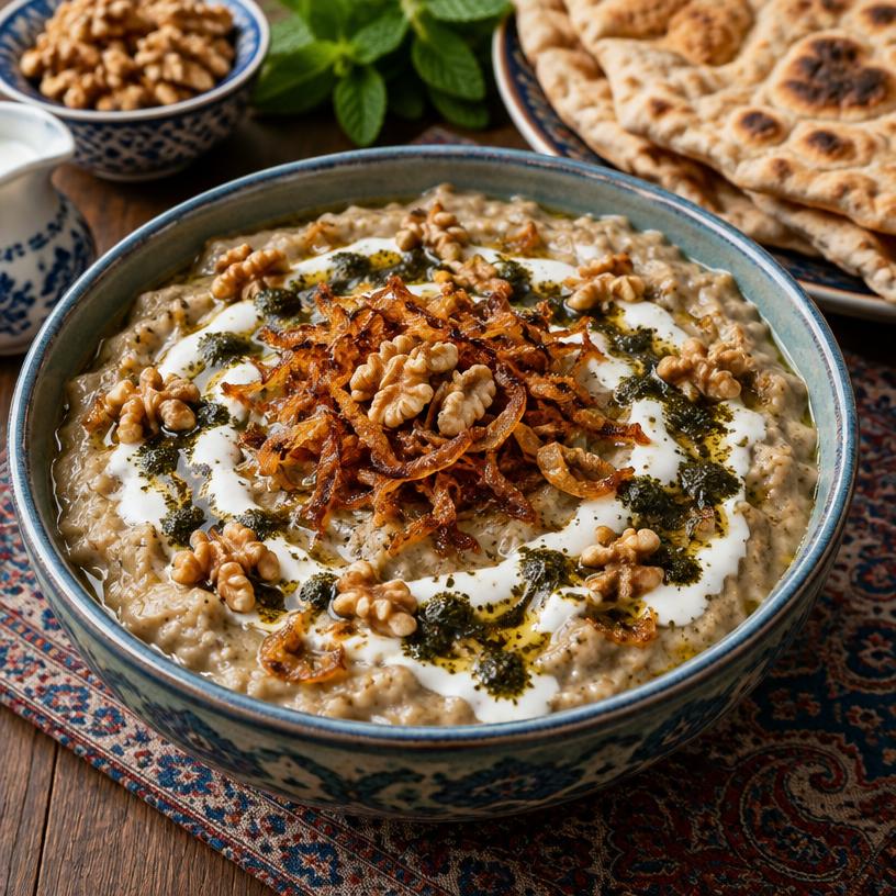 Kashk-e bademjan
