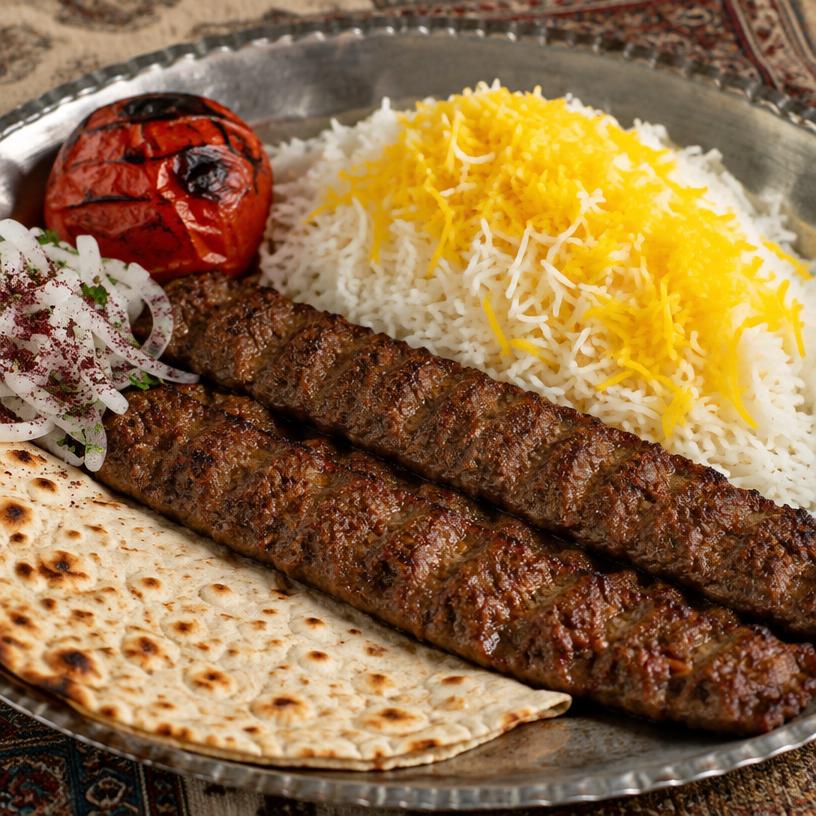 Chelo kabab koobideh