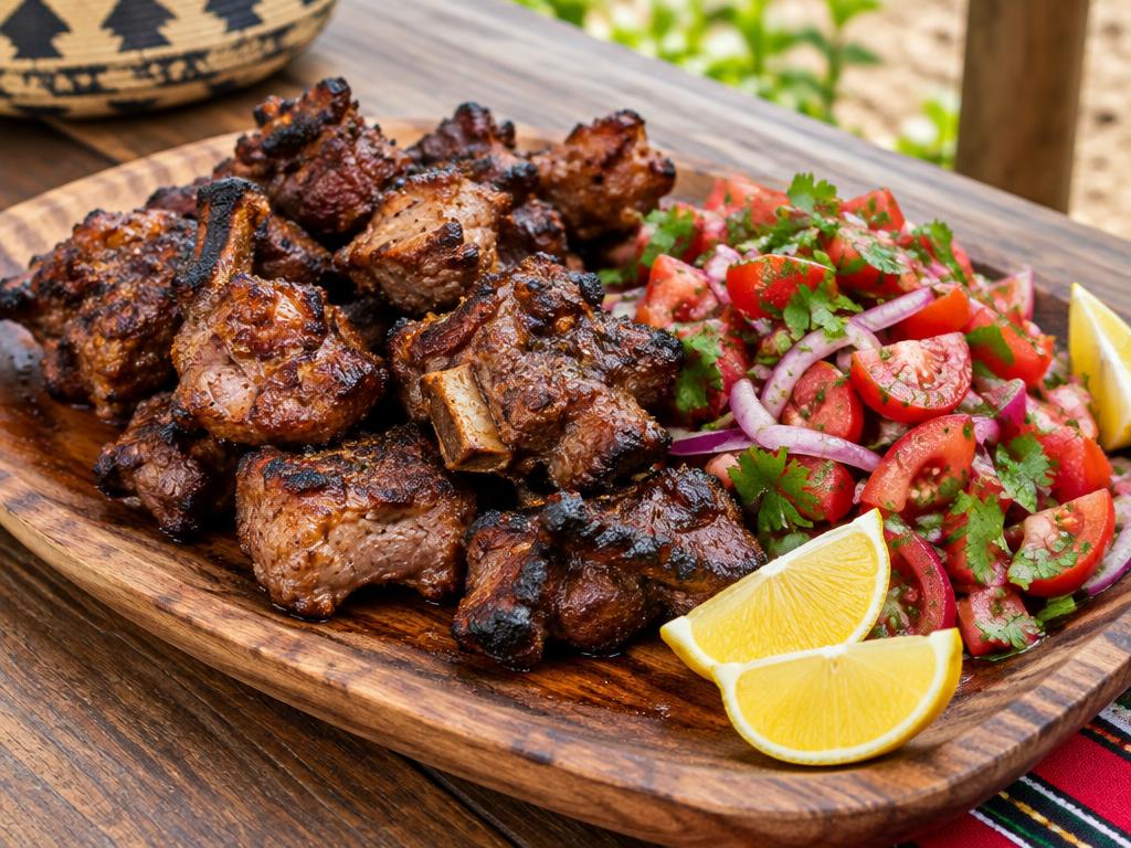 Nyama choma & kachumbari