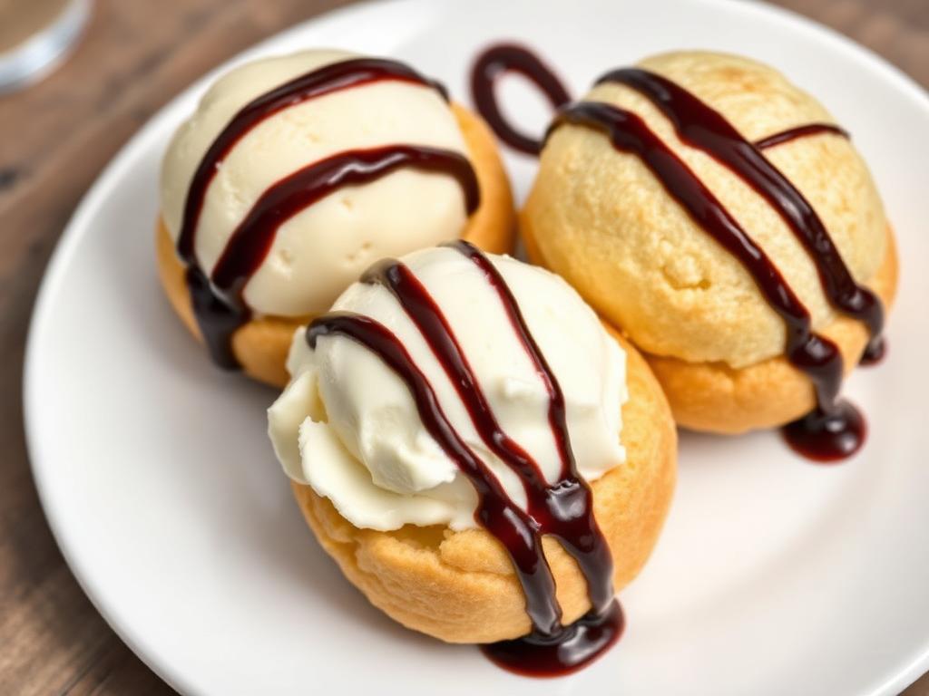Profiteroles chocolat