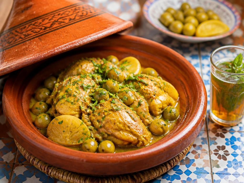 Tajine d'agneau aux pruneaux
